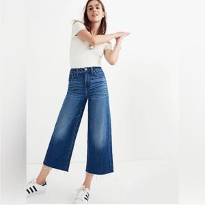 Madewell Wide-Leg Crop Jeans